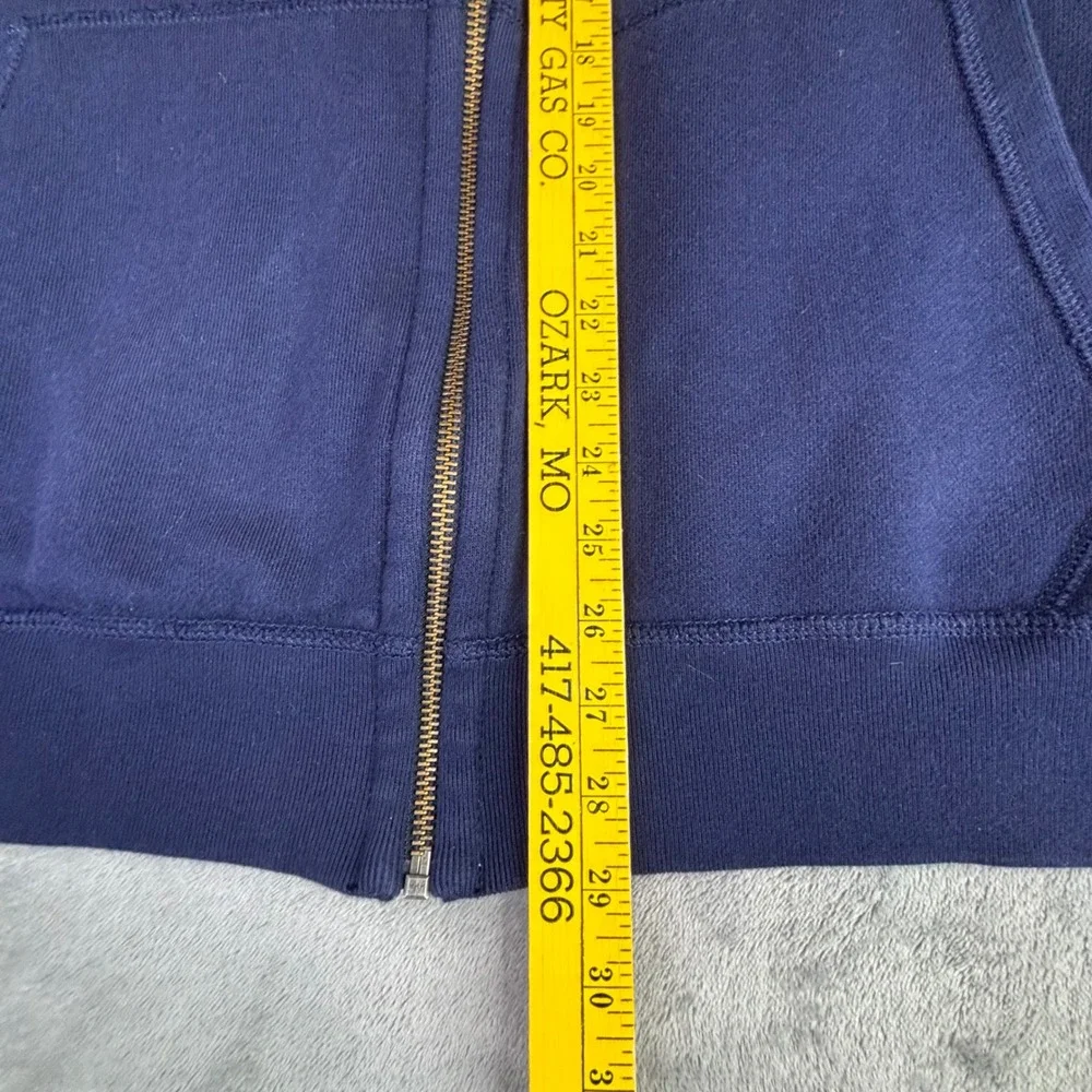 Polo Ralph Lauren Full Zip Hoodie Men 3XB Navy Blue Big & Tall Pony Logo Fleece